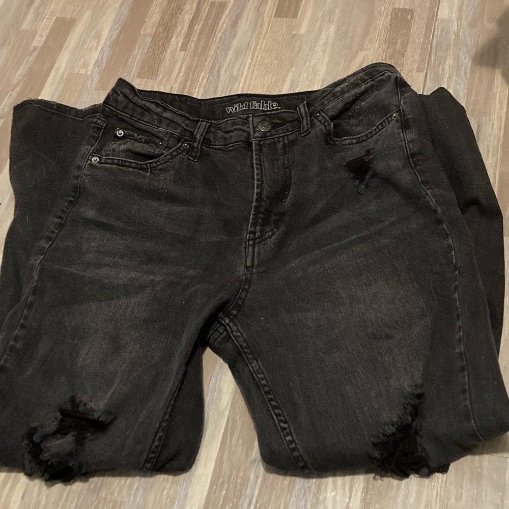 Wild fable, black ripped jeans